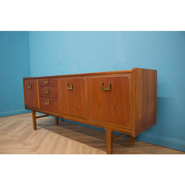 Mid-Century Modern Teak Sideboard from Nathan, 1970s For Sale - Image 3 of 12