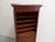 Maroon Antique Mahogany Filing Cabinet with Roller Shutter, 1890s For Sale - Image 8 of 13