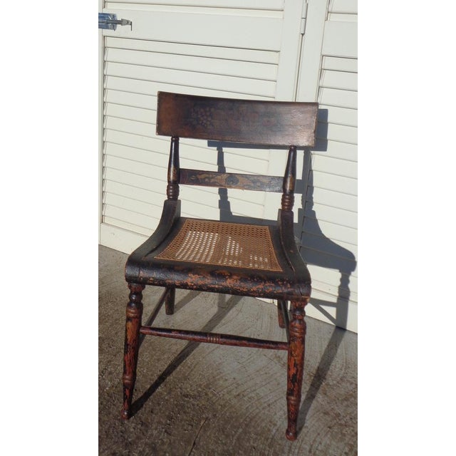 Antique Decorated Hitchcok Chair For Sale - Image 10 of 18