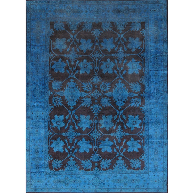Pasargad Home Overdye Area Rug- 10'2" X 13'8" For Sale