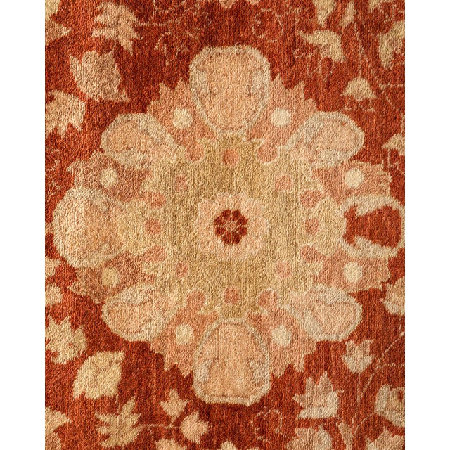 Traditional Mogul Collection Hand-Knotted Area Rug - Red Collection 8' 1" X 10' 4" For Sale - Image 3 of 10