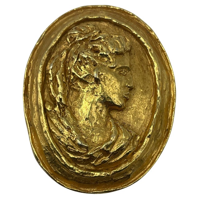 Christian Lacroix Christian Lacroix Greek Roman Cameo Clip-on Earrings For Sale - Image 4 of 8