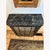 Mid 20th Century Vintage Metal Radiator Cover Console Table Black Real Marble Entryway Stand For Sale - Image 5 of 9