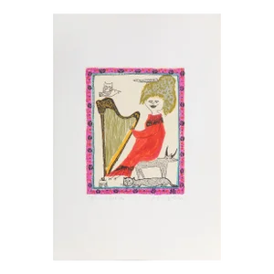 Petite Portrait - Harpist, Judith Bledsoe