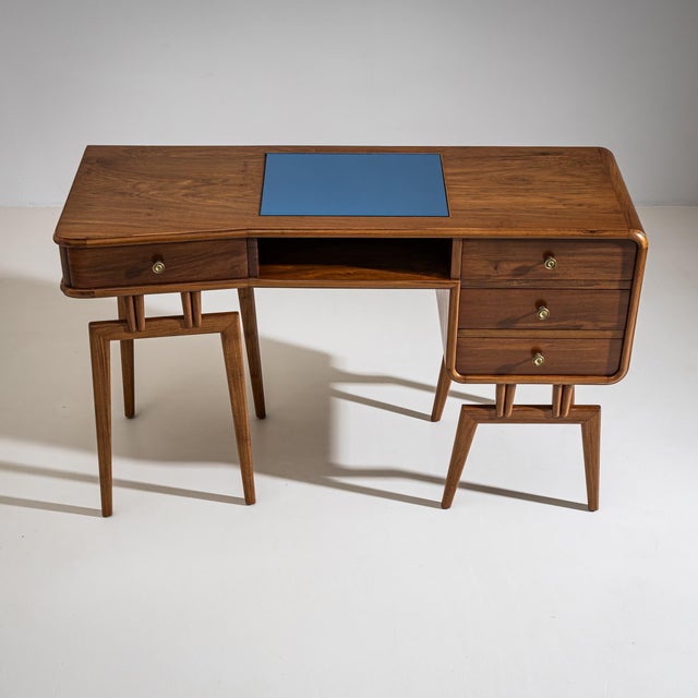 Mid-20th Century Desk, Attributed to Silvio Cavatorta, Italy For Sale - Image 11 of 12