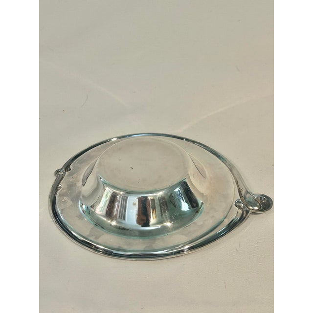 Metal Vintage Wm Rogers Silver Plate Art Nouveau Candy or Trinket Dish For Sale - Image 7 of 8