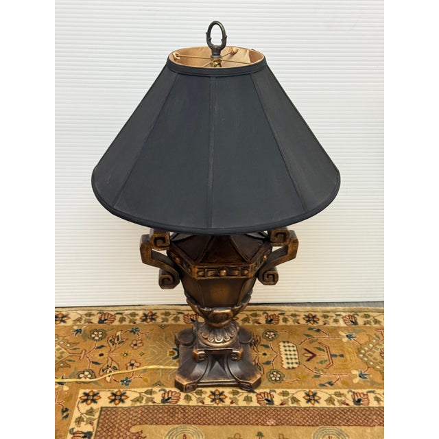 Neoclassical Style Urn Shaped Table Lamp For Sale - Image 11 of 12
