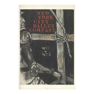 1968 George Segal 'New York City Ballet Company Act-I & Act-II' Black,Gray Serigraph