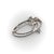 Mid-Century 14k White Gold Diamond Oval Bow Pin For Sale In Los Angeles - Image 6 of 8