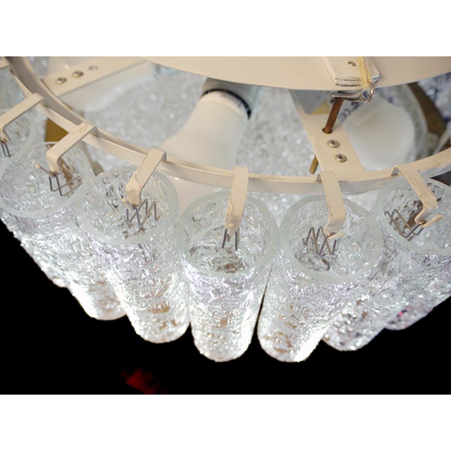 1960s Vintage Murano Glass and Brass Flush Mount from Doria Leuchten, 1960s For Sale - Image 5 of 8