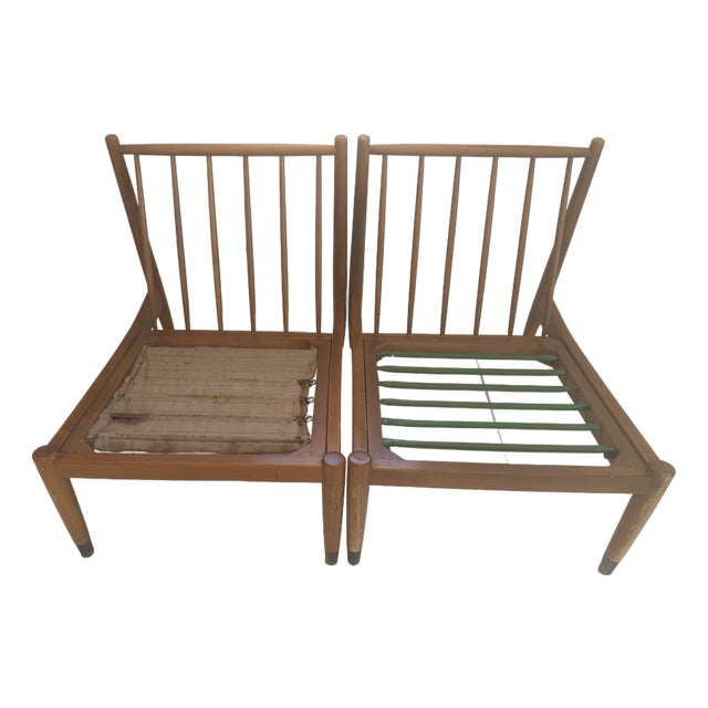 Low Swedish Beech Lounge Chair by Folke Ohlsson for Dux, 1960s For Sale