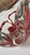 Transparent 1960s Art Glass Ashtray MCM Red Encased Floral Bubbles Hand Worked Heavy Freeform For Sale - Image 8 of 9