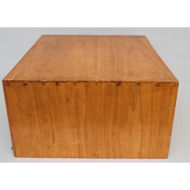 Art Deco Antique German Oak Silver Flatware Chest For Sale - Image 3 of 11