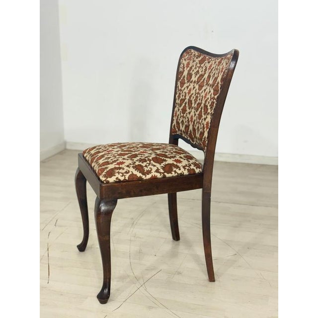 Brown German Chippendale Chairs in Walnut, Set of 4 For Sale - Image 8 of 12