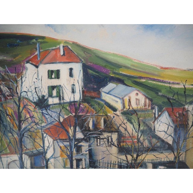 Elisée Maclet, Near Paris, The Faubourgs De Noisy, Oil on Canvas For Sale - Image 7 of 11