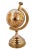 Mid 20th Century Vintage Style Solid Brass World Map Globe For Sale - Image 5 of 9