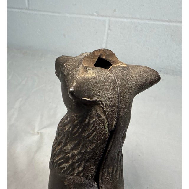 Large Antique Early 1900's a.c. Williams Cast Iron Stag Deer Still Coin Bank For Sale - Image 12 of 12