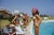 At The Von Pantzs 1967 by Slim Aarons Slim Aarons Limited Estate Edition Bathers by the pool at El Rincon, the Marbella...