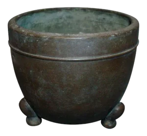 19th Century Chinese Bronze Footed Censer