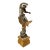 Signed French Art Nouveau Nude Figural Sculpture on Sienna Marble Base For Sale