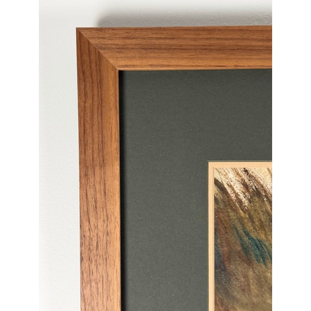 Sienna Original 1953 Arthur D. Fuller Watercolor – "Mallards in the Reeds" (Salmagundi Club) For Sale - Image 8 of 12