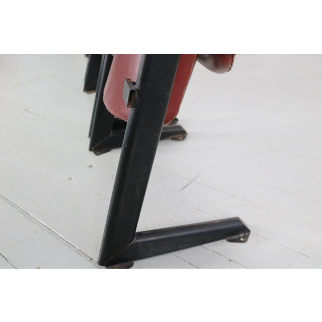 Model LV8 Cinema Armchairs with Leatherette Upholstery from Rima, 1950s, Set of 4 For Sale - Image 18 of 18