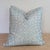 Transitional Gp & J Baker Poppy Sprig Pillows in Aqua With Les Touches For Sale - Image 3 of 9
