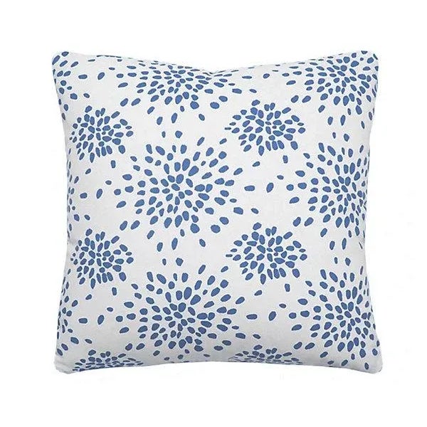 Traditional The House of Scalamandré Fireworks Pillow, Delphinium For Sale - Image 3 of 3