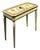 Vintage 1992 Hand Painted Swan Console Table For Sale