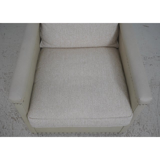 Pair Cr Laine Modern Design Swivel Lounge Chairs For Sale - Image 9 of 18