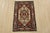 Tribal Heriz Rug 2′ X 3’1” Ivory Wool Traditional Hand-Knotted Oriental Carpet For Sale - Image 3 of 7