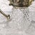 Metal 1920s Crystal Syrup Pitcher, Milk Jug, Creamer With Metal Lid With Animal Head Spout For Sale - Image 7 of 10