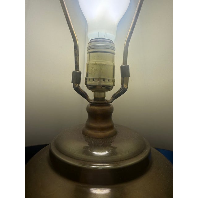 1970s Neoclassical Paul Hanson Original Milk Jug Table Lamp For Sale - Image 9 of 10