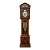 Ridgeway Oak Grandfather Clock Jacobean Style Barley Twist Tempus Fugit For Sale