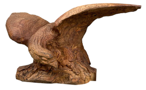 Decorative Eagle Wood Carving, Japan, 1970s