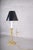 Brass Bouillotte Table Lamp with Adjustable Black Metal Shade, 1950s For Sale - Image 14 of 16