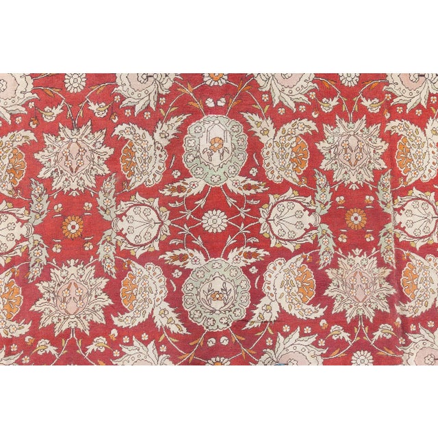 Exquisite 19th-Century Turkish Hereke Rug For Sale - Image 9 of 9