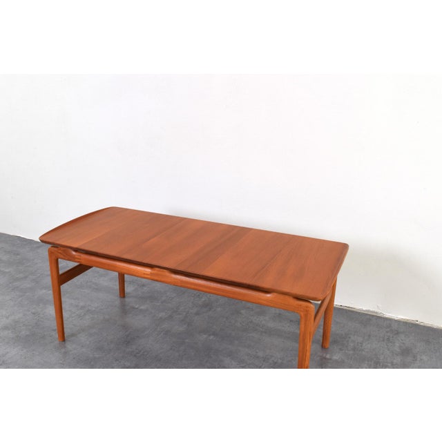 Teak Model 640 Coffee Table by Peter Hvidt & Orla Mølgaard-Nielsen for France & Søn, 1950s For Sale - Image 11 of 13