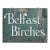 Vintage Belfast Birches Wood Sign For Sale
