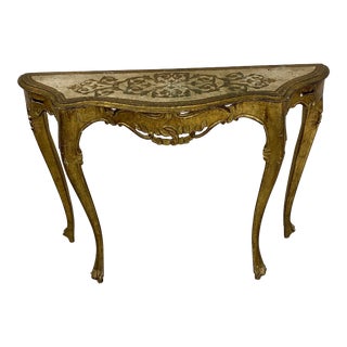 1960s Italian Florentine Console For Sale