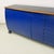 Wood Modern Italian Blue Black Wood Sideboard attributed to Umberto Asnago for Giorgetti, 1982 For Sale - Image 7 of 18