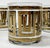 Mid 20th Century Vintage Culver LTD 22k Greek Key Old Fashioned Glasses, Set of 7 For Sale - Image 5 of 6