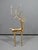 1960s Vintage 16" Brass-Tone Modernist Deer Stag Sculpture With Branch Antlers For Sale - Image 5 of 12