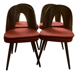 Mid-Century Dining Chairs by Antonín Šuman for Tatra Furniture, 1960s, Set of 4