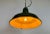 Industrial Green Enamel Factory Pendant Lamp, 1960s For Sale - Image 15 of 16