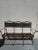 1920s Antique Riveted Wrought Iron Garden Bench, France, 1920s For Sale - Image 5 of 8