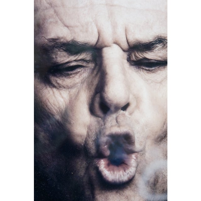 Late 20th Century Jack Nicholson Signed Cigar Smoking Your Approval Isn't Needed Memorabilia 31" For Sale - Image 4 of 10