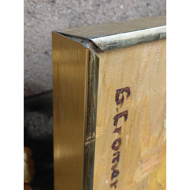 Framed Signed "Impression of Autumn" Artwork by G. Cromer For Sale - Image 10 of 12