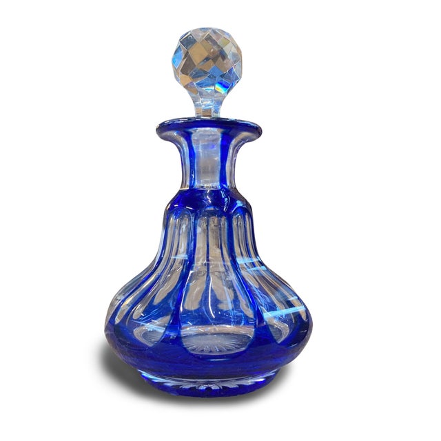 Bohemian Crystal Bottle from Baccarat, 1870 For Sale - Image 12 of 12
