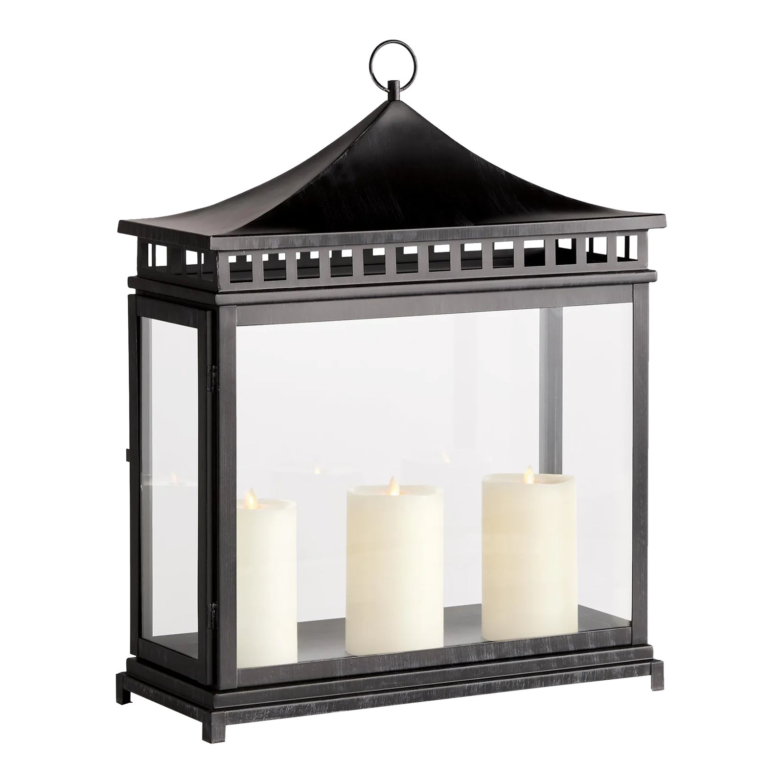 Kito Outdoor Rectangular Lantern | Chairish